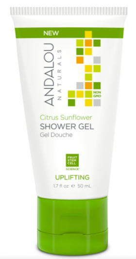 Gel de dus, Citrus Sunflower Uplifting Shower Gel, 50ml - Secom - Andalou