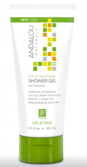 Gel de dus, Citrus Sunflower Uplifting Shower Gel, 251ml - Secom - Andalou