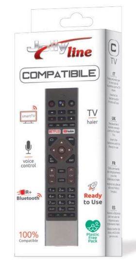 telecomanda universala jolly, tv lcd haier, control prin voce, ir+bluetooth