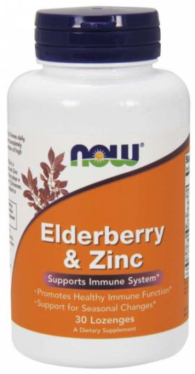 Now Elderberry Zinc 30 lozenges