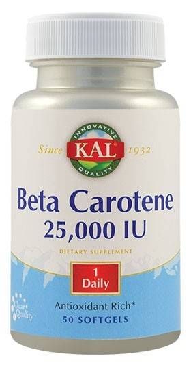 Beta Carotene 25000UI 50tb - KAL - Secom