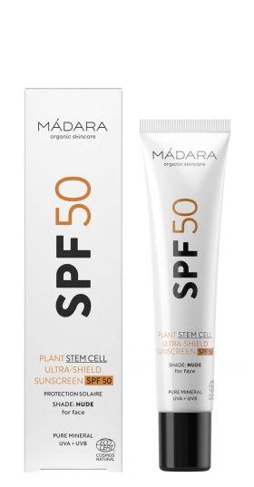 Crema de soare pentru fata SPF 50, Ultra Shield, 40ml - Madara