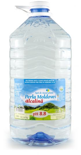 Apa alcalina Perla Moldovei pH 8,8-9 - 6.2l