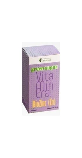 GREEN SUGAR VITAMINERA BIOZINC 10 STICKURI, Remedia