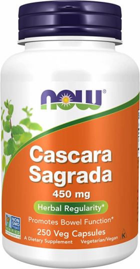Now Cascara Sagrada 450mg 250 vcaps