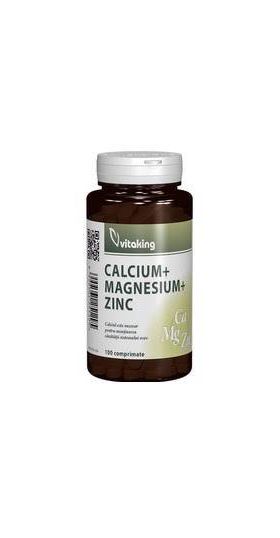 Ca+Mg+Zinc, 100 cpr - VITAKING