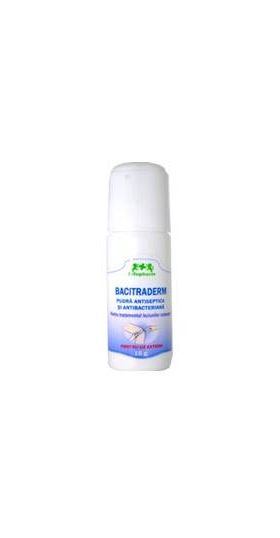 Bacitraderm Pudra antiseptica si antibacteriana, 15g - Infofarm