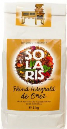 Faina integrala de orez, 1kg, Solaris