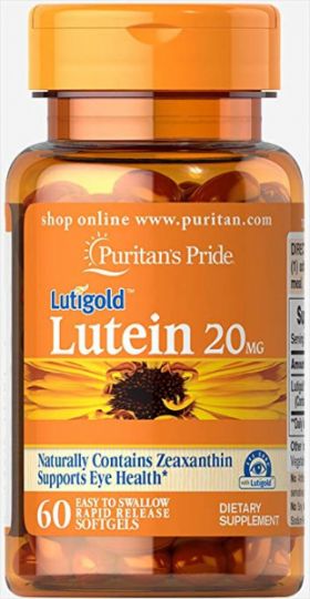 Puritan s Pride Lutein 20 mg with Zeaxantin 60 softgels