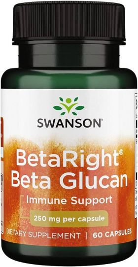 BetaRight 1,3/1,6 Beta D-Glucan, 250 mg, 60 capsule, Swanson