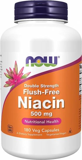 Now Niacin Flush Free 500 mg 180 caps