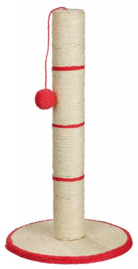 Sisal Plat cu Stalp și Jucărie H62 cm Diametru 35 cm 4310 (R)