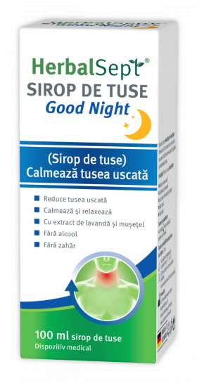 HerbalSept Good Night sirop, 100ml, Zdrovit