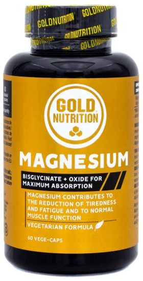 Magneziu 600mg, 60 capsule, Gold Nutrition