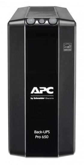 apcbyschneiderelectric APC Back-UPS Pro BR 650VA, 6 Outlets, AVR, LCD Interface (BR650MI)