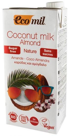 Lapte de cocos cu migdale - eco-bio 1L - Ecomil