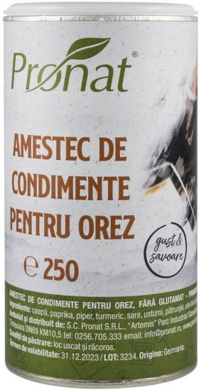 Amestec de codimente pentru orez, 250g, Pronat