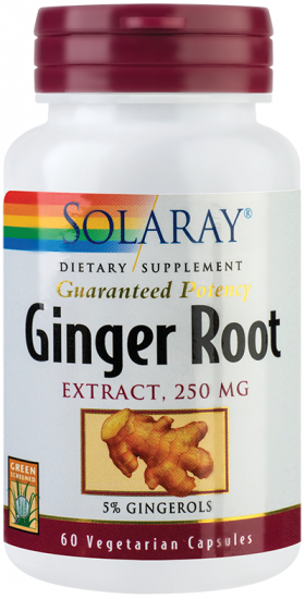 Ginger Root (Ghimbir) 60tb - Solaray - Secom