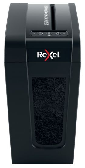 Distrugator Documente Manual Rexel Secure X 8 Slim, P4, Cross-cut (confeti), 8 Coli, 14l, Negru