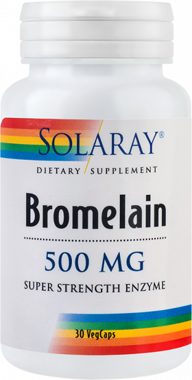 Bromelain 500mg 30tb - Solaray - Secom