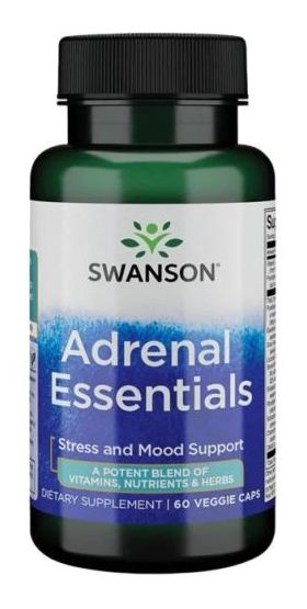 Swanson Adrenal Essentials 60 vcaps