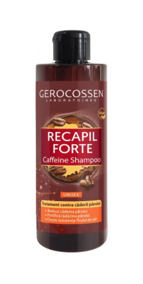 Sampon unisex cu cafeina Recapil Forte, 400ml - Gerocossen