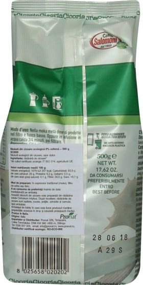 Cafea cicoare 100% eco-bio 500g - Caffe Salomoni