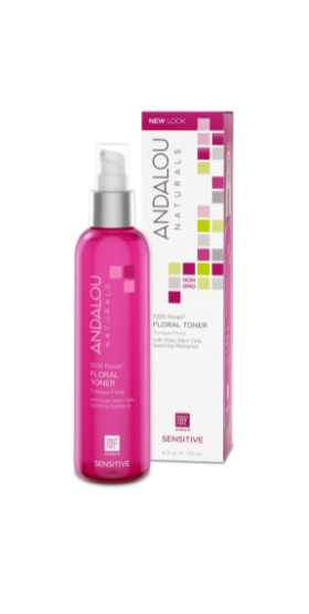 Lotiune tonica pentru ten sensibil, 1000 Roses Floral Toner, 178ml - Secom - Andalou