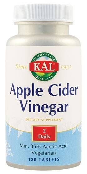 Apple Cider Vinegar (Otet de mere) 500mg 120tb - Kal - Secom