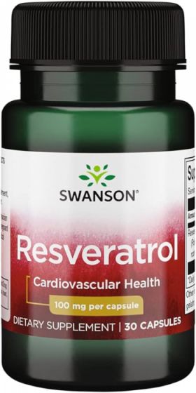 Swanson Resveratrol 100 mg 30 caps