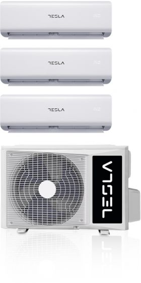 Aer conditionat Tesla Multisplit TGS-D27V9912W, 9000 + 9000 + 12000 BTU, A++/A+, Inverter