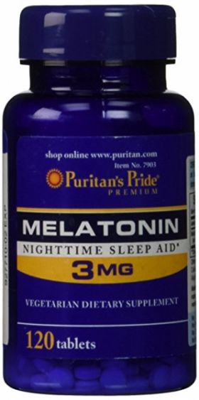 Puritan s Pride Melatonin 3 mg 120 tab