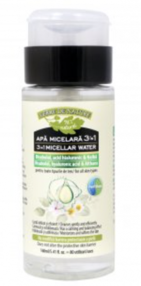 Apa micelara cu bisabolol, acid hialuronic si Althaea, 160ml - Manicos