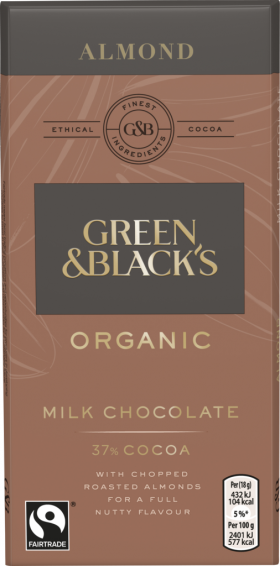 Ciocolata - Almond Milk Chocolate, Organic 90g | Green&Black's