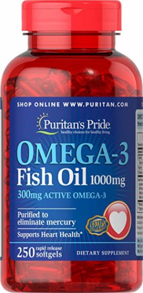 Puritan s Pride Omega 3 Fish Oil 1000mg 250 softgel