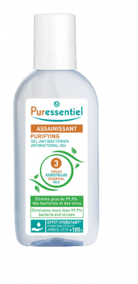 Gel Purifying antibacterian cu 3 uleiuri esentiale, 80ml, Puressentiel