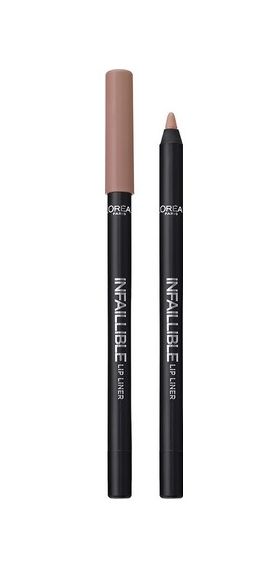 Creion de buze Loreal Infaillible Longwear Lip Liner, Nuanta 208 Off-white