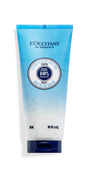 Exfoliant pentru corp cu unt de shea, 200ml, L'Occitane