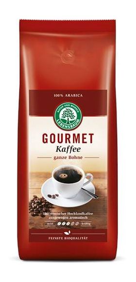 Cafea boabe Gourmet - 100% Arabica - eco-bio 1000g - Lebensbaum