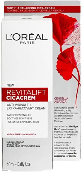 Crema de fata regeneratoare antirid Loreal Revitalift Cicacrem, 40 ml