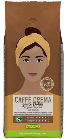 Cafea Gusto Crema boabe Eco-Bio 1kg - Rapunzel