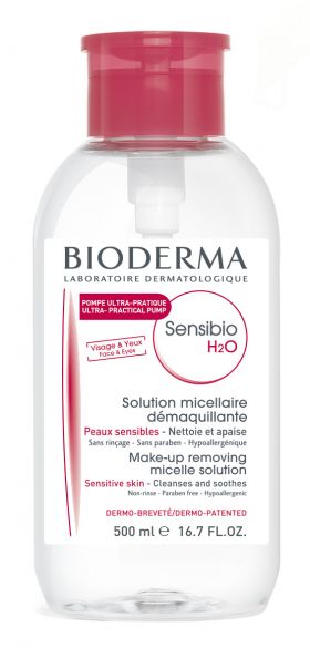 BIODERMA SENSIBIO H2O LOTIUNE MICELARA CU POMPITA 500ML