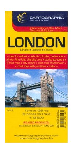 Harta rutiera Londra | 