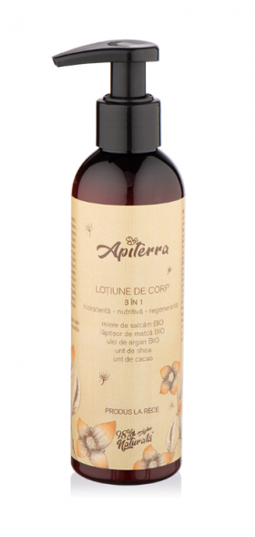 Apiterra lotiune de corp 3 in 1, 200ml - Apicola Pastoral Georgescu