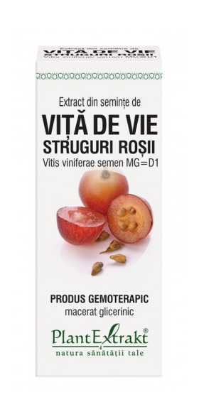 Seminte de struguri rosii - gemoderivat - 50ml - PlantExtrakt
