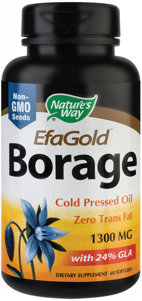 Borage EfaGold 1300mg 60tb - Nature's Way - Secom