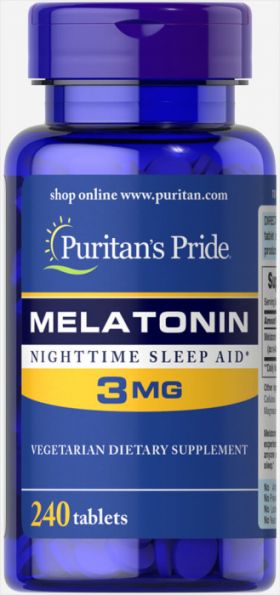 Puritan s Pride Melatonin 3 mg 240 tab