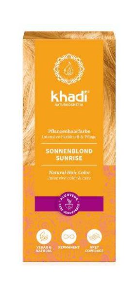 HENNA VOPSEA Naturala PAR BLOND SUNRISE 100g - Khadi