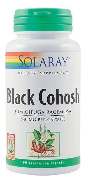 Black Cohosh 540mg 100tb - Solaray - Secom