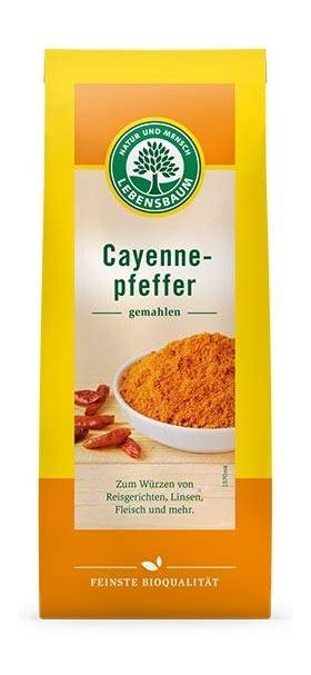 Piper Cayenne macinat - eco-bio 50g - Lebensbaum